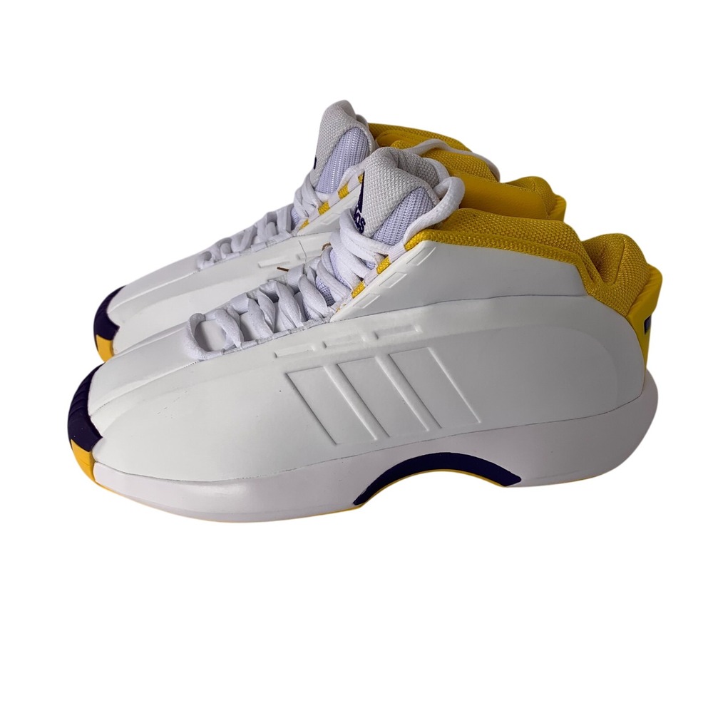 Adidas Crazy 1 Size 8.5 White Gold Purple Kobe Lakers Home Sneaker 2022 Shoe NEW
